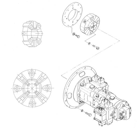 Coupling schematic diagram