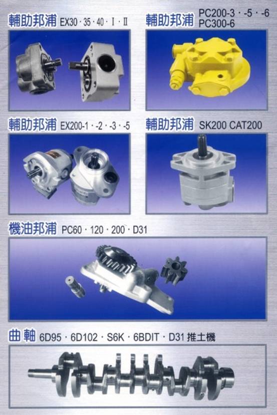 Gear Pump & crankshaft Gear Pump & crankshaft