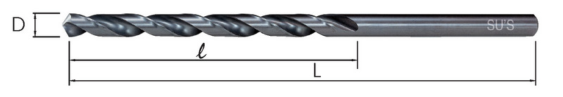 Straight Shank Twist Long Drills - L-1210~ L-1230 