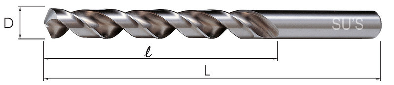 Q-114- Straight Shank Twist Drills For Aluminum 