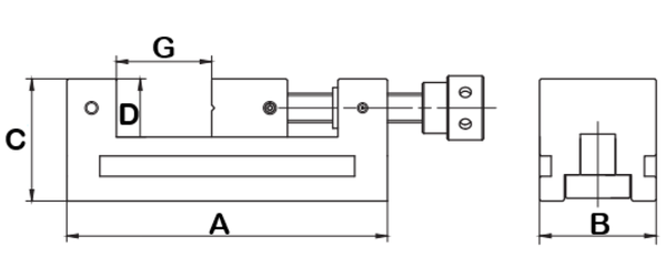 TOOL MAKER VISE OF SCREW TYPE VD-Z_Specification,
